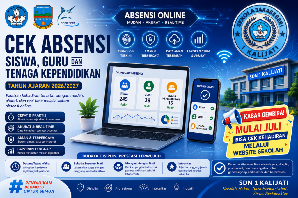 SDN 1 Kalijati Perkuat Transformasi Digital Melalui Sistem Absensi Online yang Transparan dan Real Time